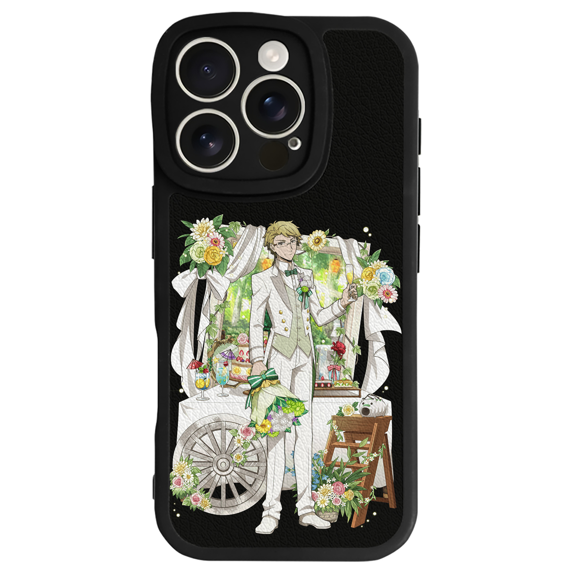 （画像用） 文豪ストレイドッグス Bungo Stray Dogs 【iPhone 16シリーズ対応】シリコンスマホケース（レザー調） 材質：シリコン
